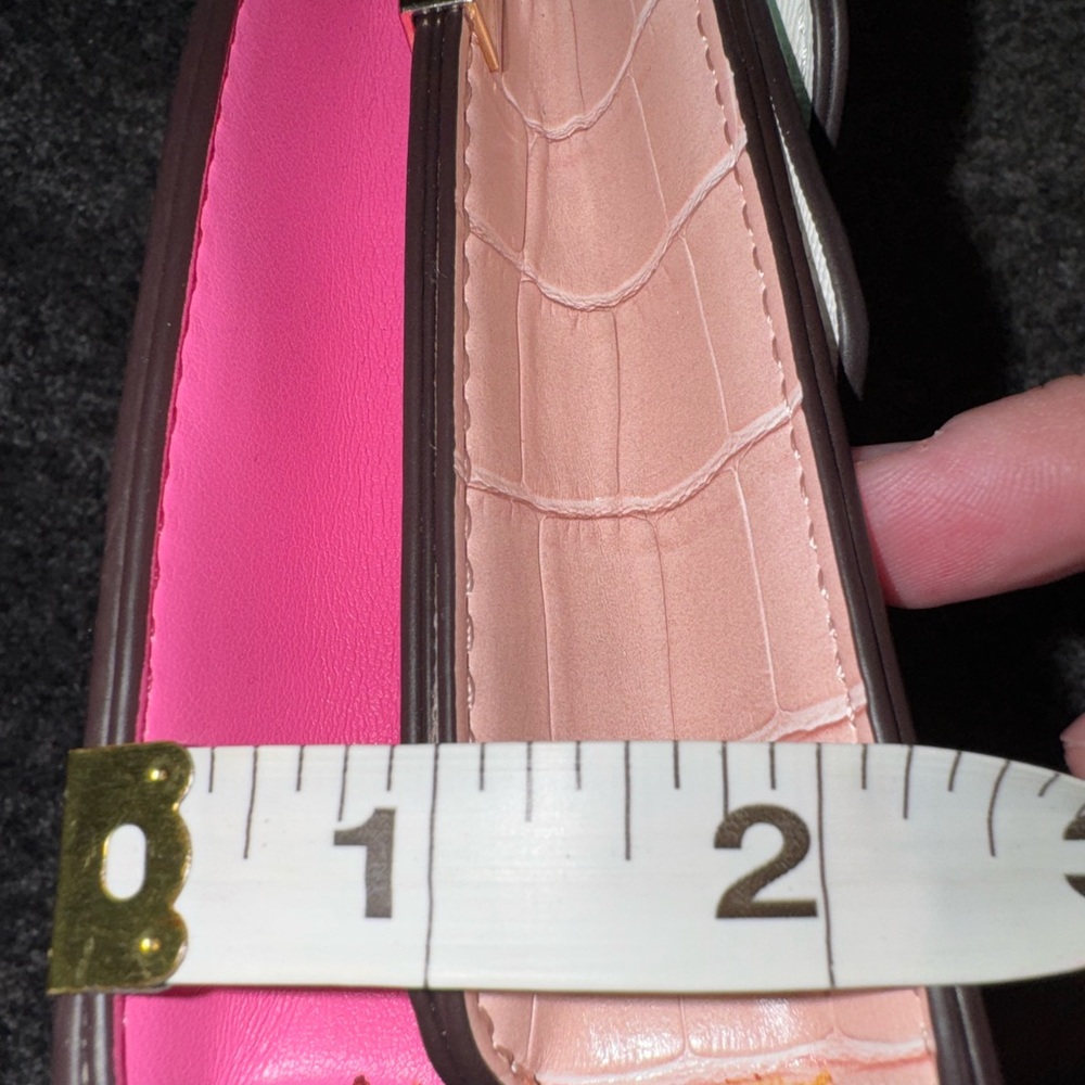 ALDO White, Pink, Mint & Orange Top-Handle Satchel - Picture 6 of 10